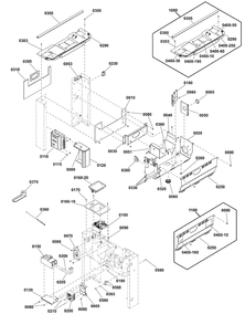 Control Panel Group Diagram and Parts List for  Briggs and Stratton Generator